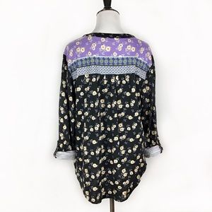 Style & Co Tops - Style & Co Macys Plus Crochet Mix Floral Print Top Style & Co Tops - Style & Co Macys Plus Crochet Mix Floral Print Top
